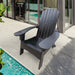 Wood Adirondack Chair with Umbrella Hole