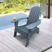 Wood Adirondack Chair with Umbrella Hole
