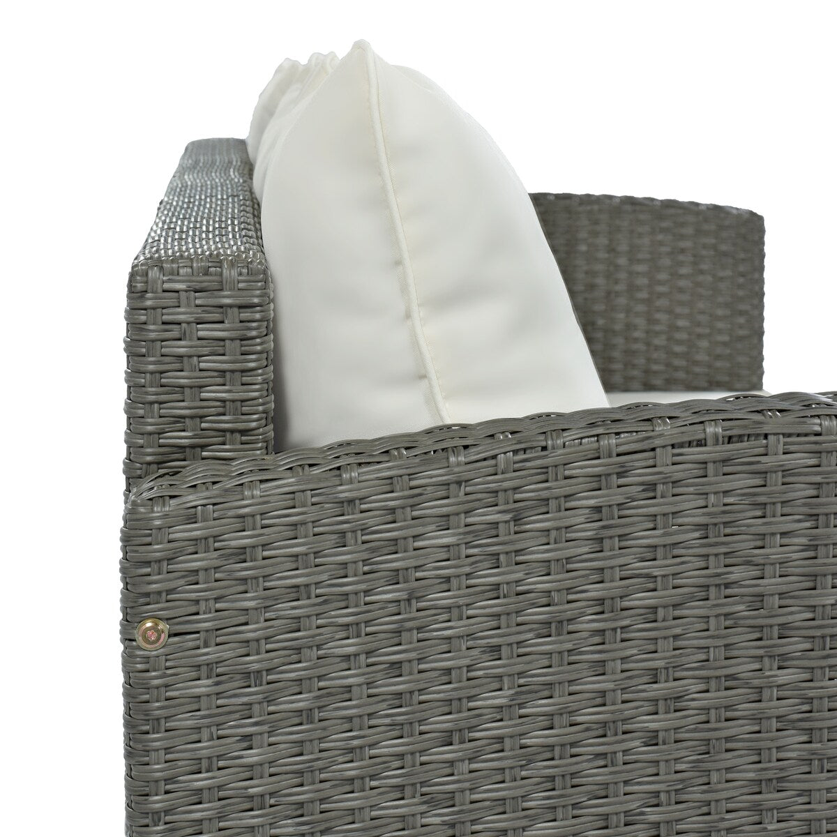 Outdoor Patio 5-Piece Rattan Sectional Sofa Set
