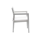 Outdoor Patio Aluminum Stationary Dining Chairs 4PCS