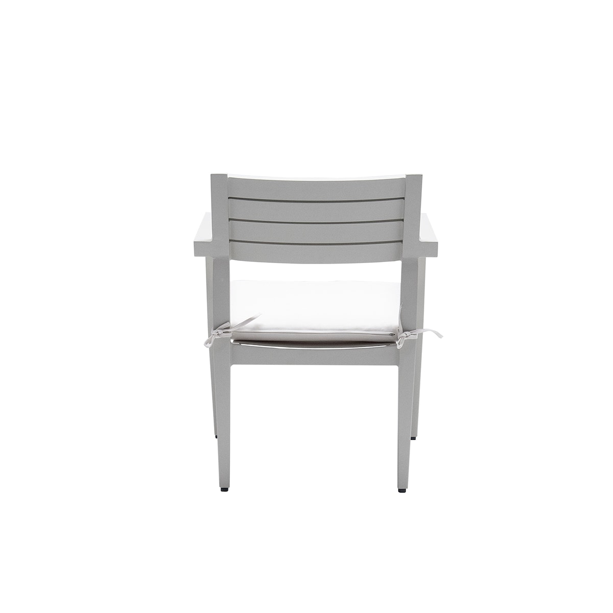 Outdoor Patio Aluminum Stationary Dining Chairs 4PCS