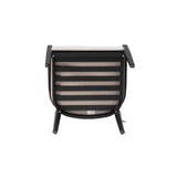 Outdoor Patio Aluminum Stationary Dining Chairs 4PCS