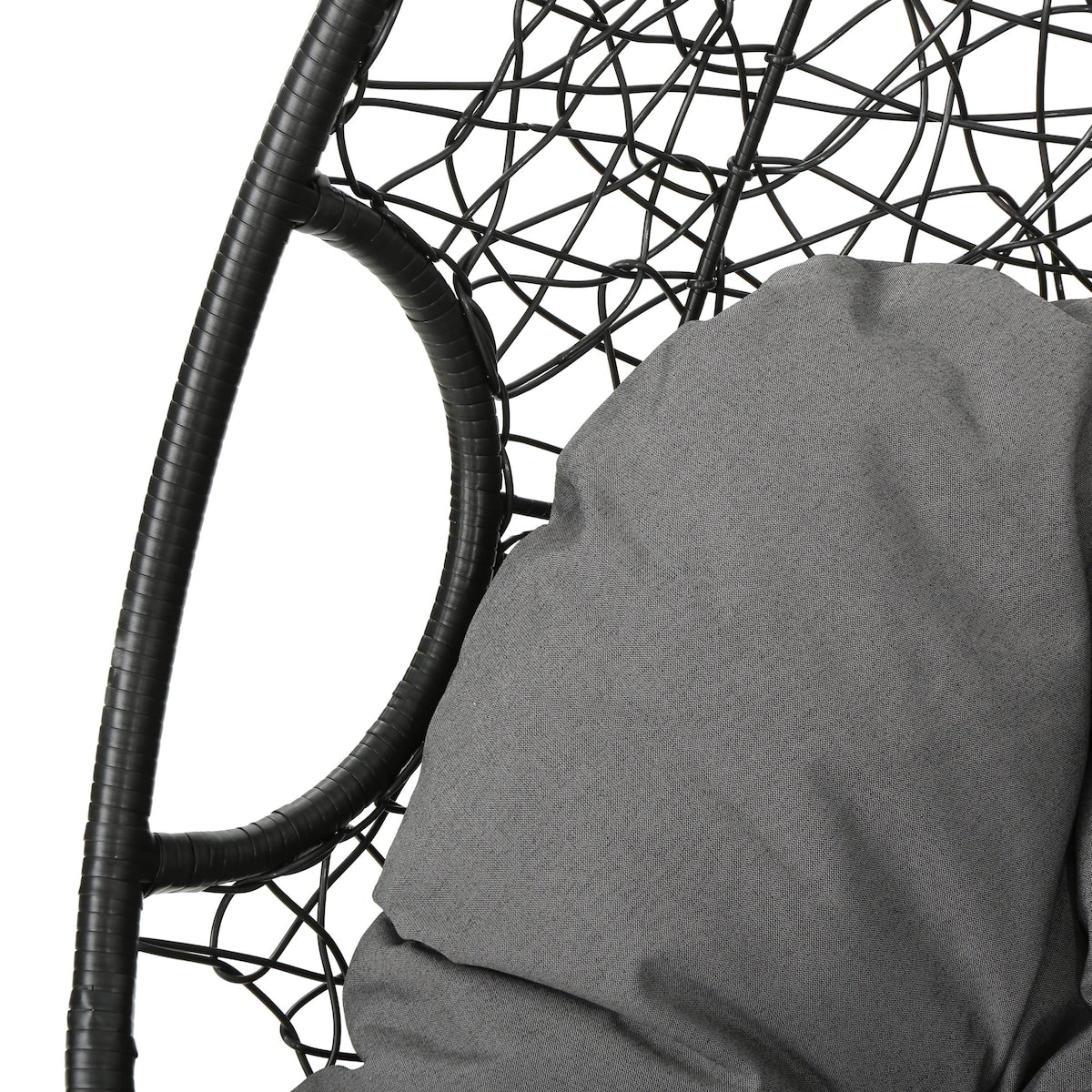 Outdoor Patio Furniture Swing Chair With Big Comfortable and Woven Finish