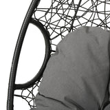 Outdoor Patio Furniture Swing Chair With Big Comfortable and Woven Finish