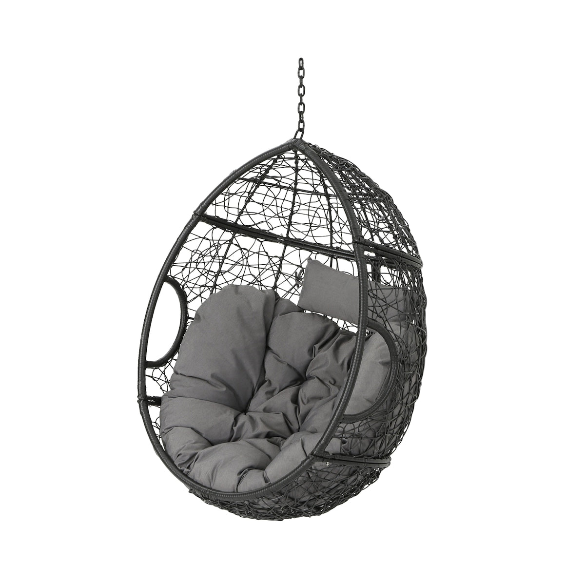 Outdoor Patio Furniture Swing Chair With Big Comfortable and Woven Finish