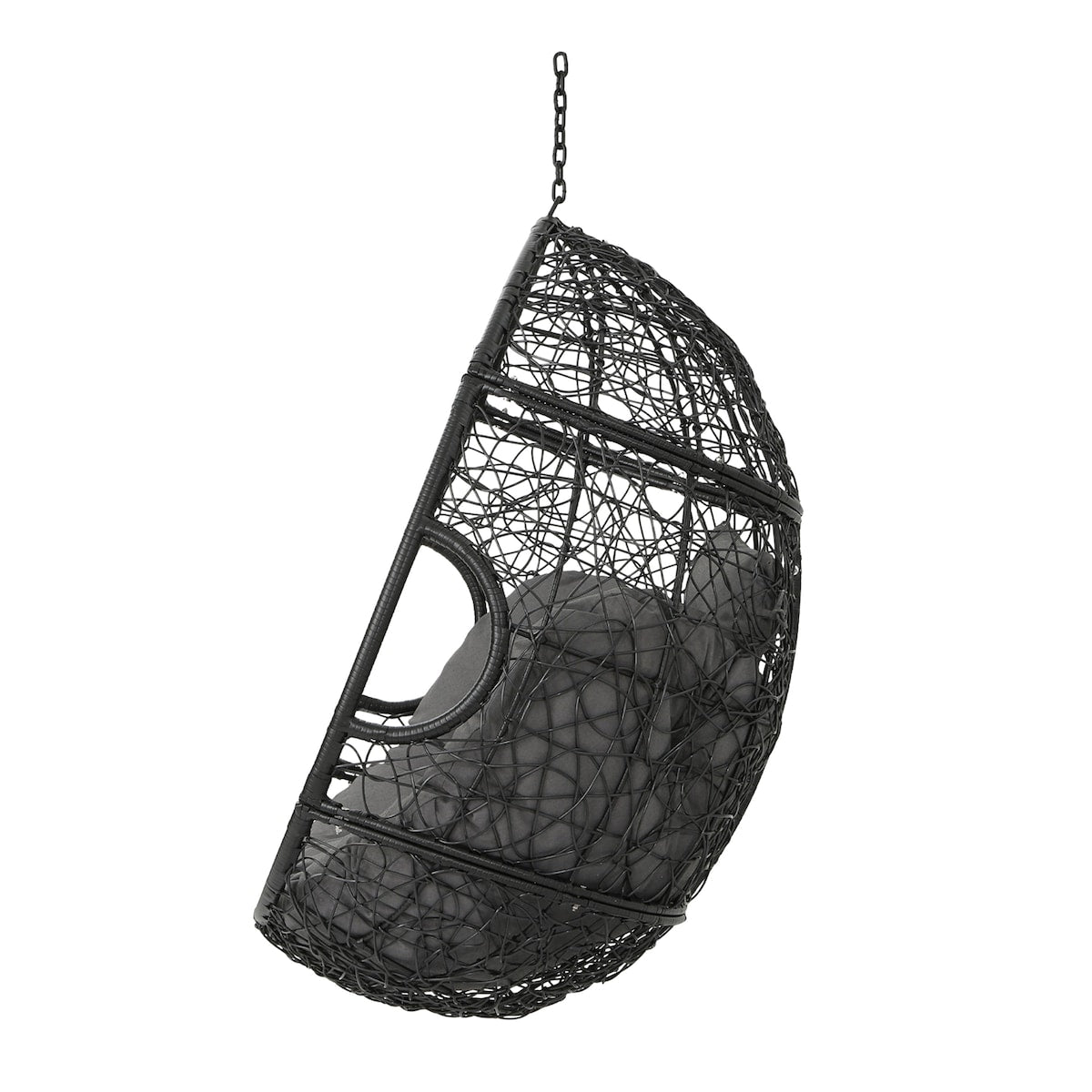 Outdoor Patio Furniture Swing Chair With Big Comfortable and Woven Finish