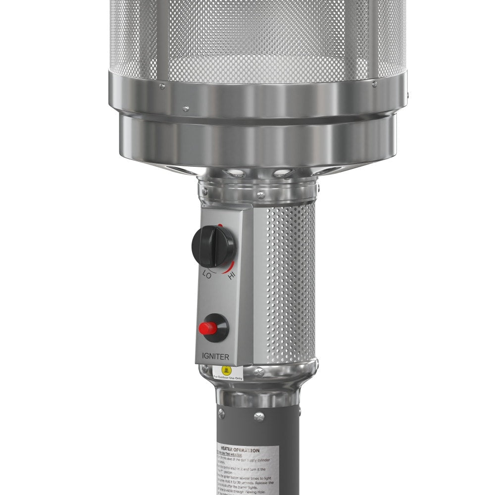 Outdoor Patio Heater - 7.5 Feet Round Steel Patio Heater - 40,000 BTU's