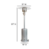 Outdoor Patio Heater - 7.5 Feet Round Steel Patio Heater - 40,000 BTU's