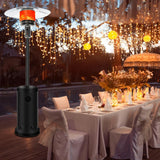 Outdoor Patio Heater With Wheels,Propane 46,000 BTU