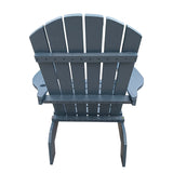 Outdoor Patio Indoor Wood Adirondack Chair with An Hole To Hold Umbrella on The Arm