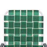 Outdoor Picnic Camping Folding Beach Chair Set of 2 - Dark Green