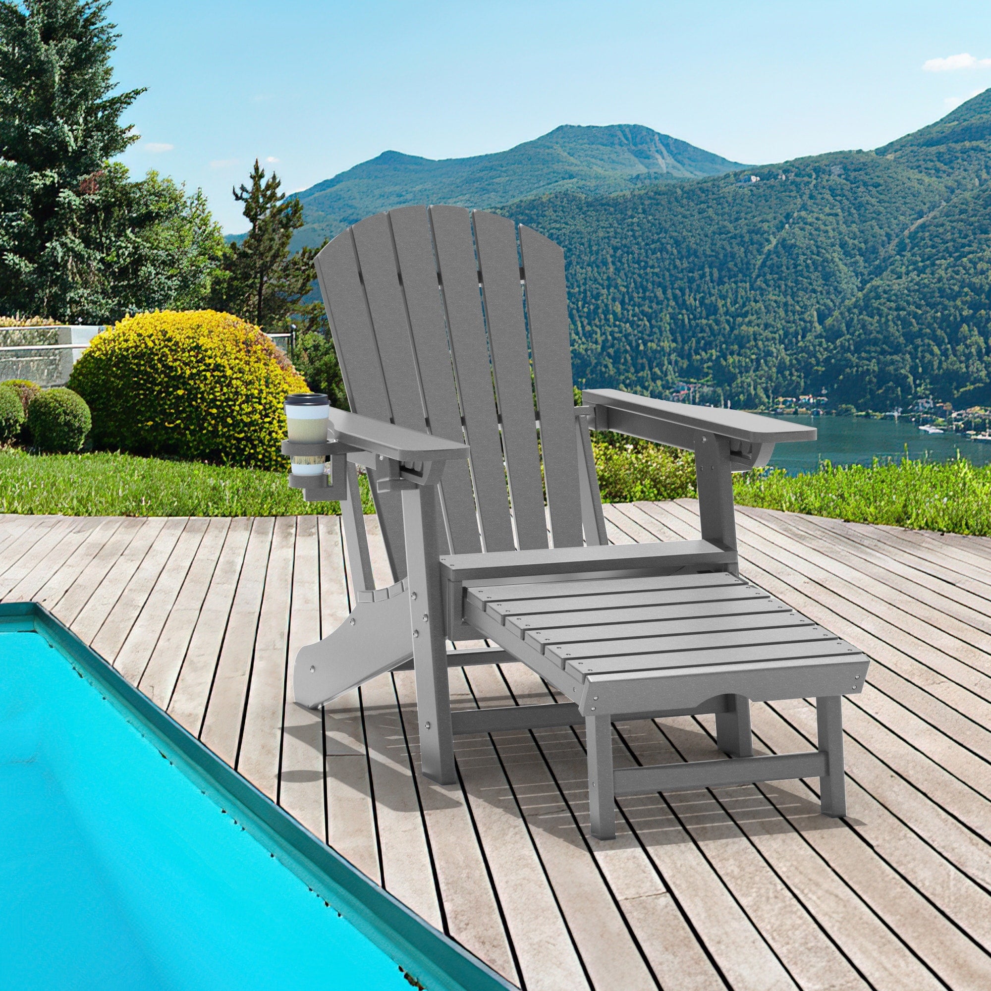 Plastic adirondack table sales
