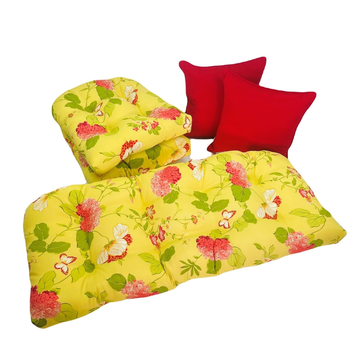 Outdoor Risa Lemonade 5 Piece Cushion Set - 19
