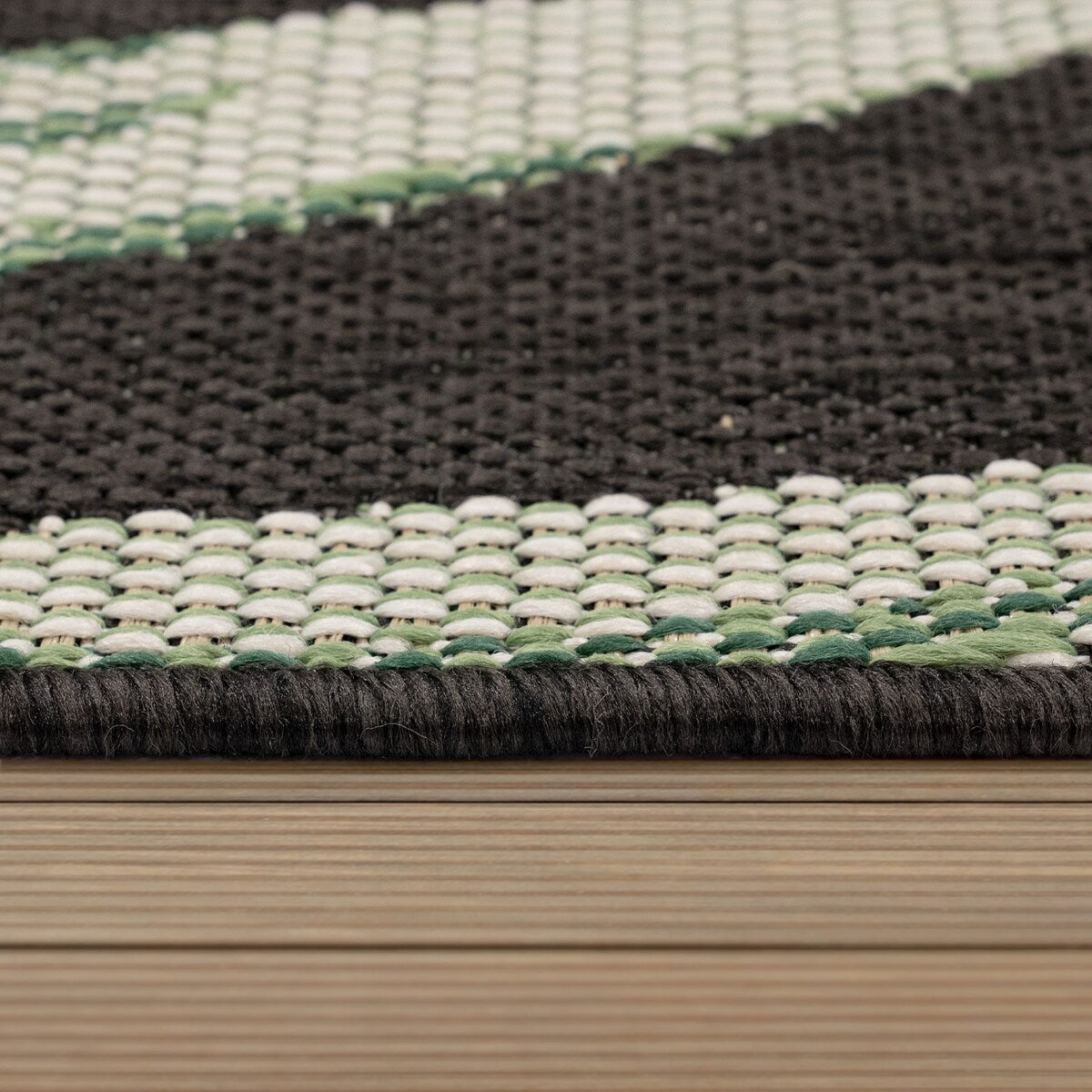 Outdoor Rug with Floral Palm Leaf Design Waterproof
