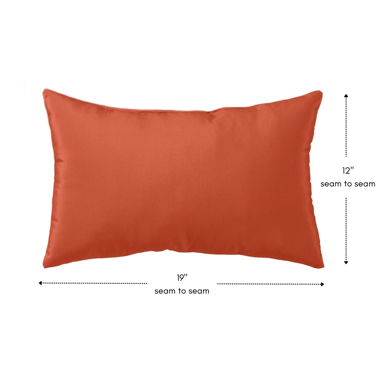 Outdoor Rust Lumbar Pillow (Set of 2)