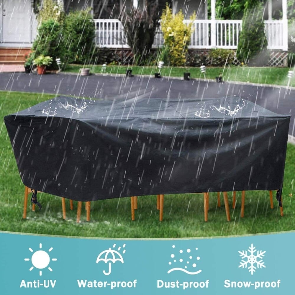 Outdoor Sectional Cover Heavy-Duty Waterproof Anti-UV Furniture Protector