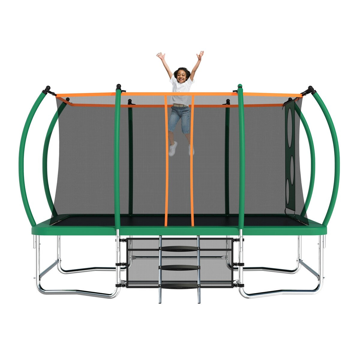 Outdoor Square Trampolines for Kids Adults Long Rectangular Tumbling Trampoline