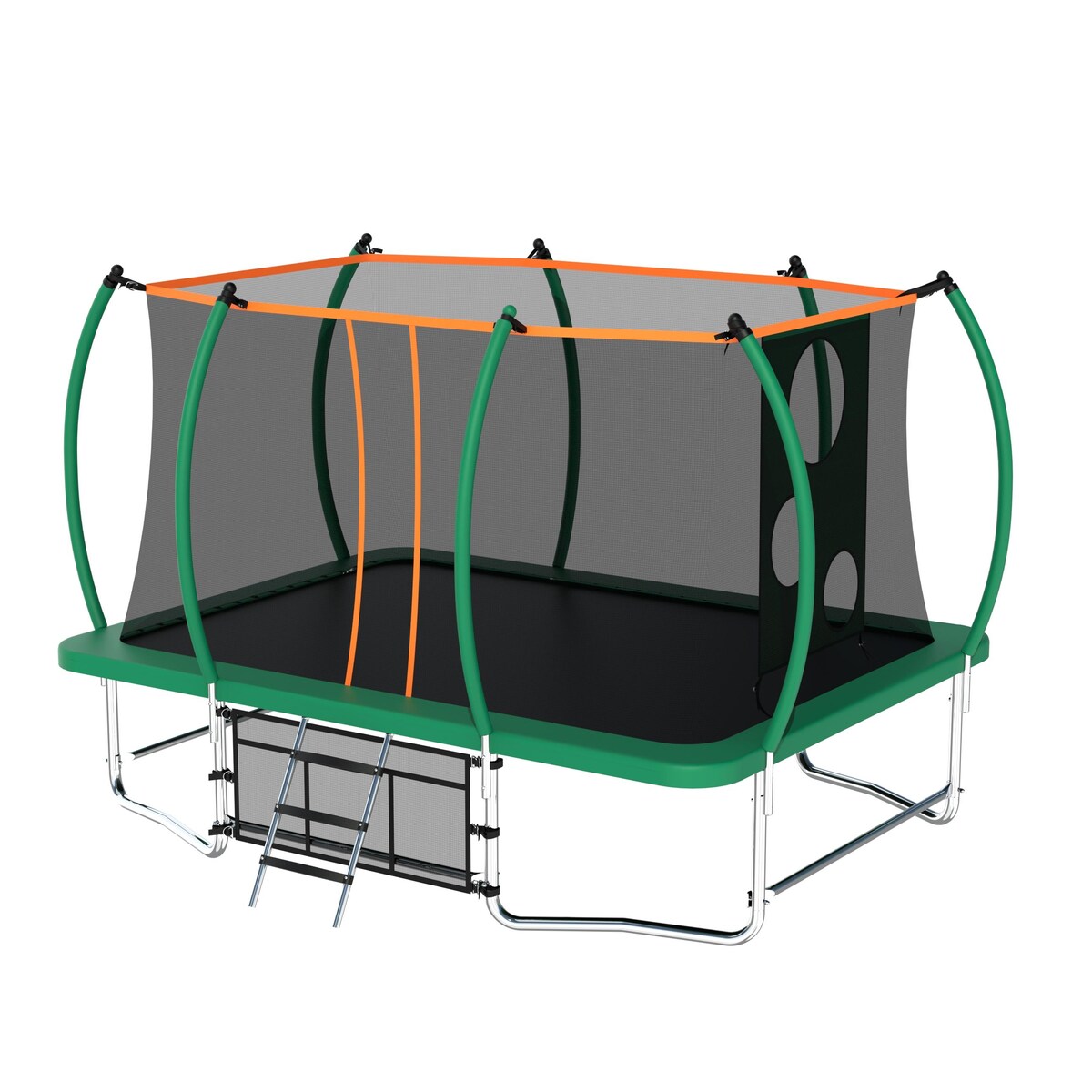 Outdoor Square Trampolines for Kids Adults Long Rectangular Tumbling Trampoline