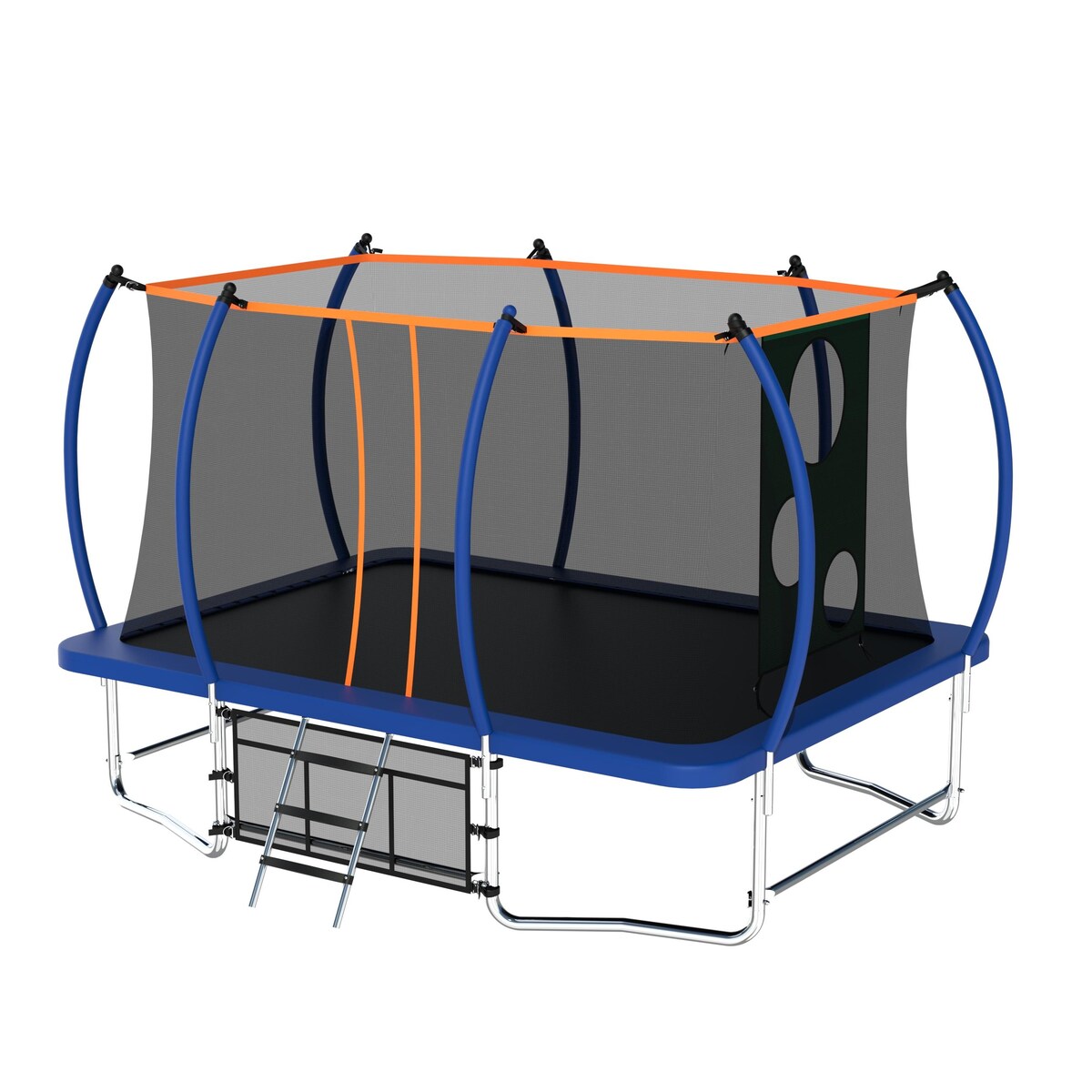 Outdoor Square Trampolines for Kids Adults Long Rectangular Tumbling Trampoline