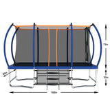 Outdoor Square Trampolines for Kids Adults Long Rectangular Tumbling Trampoline