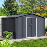 Outdoor Storage Shed, with Sloped Roof & Lockable Door