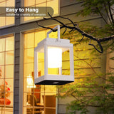 Outdoor Table Lamp, 3-Level Brightness Portable Rechargeable Solar Lamp Waterproof for Patio/Camping