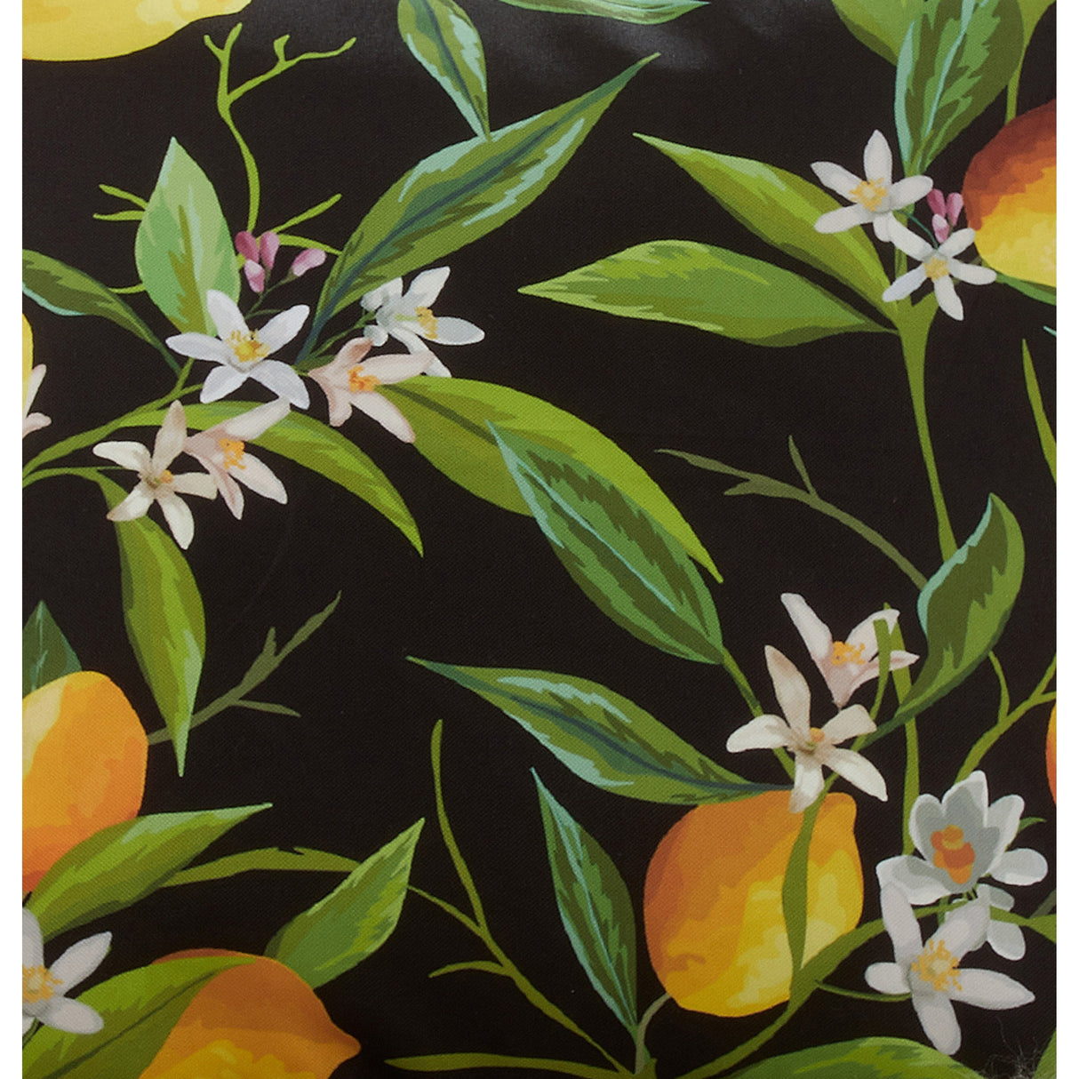 Outdoor Table Runner With Lemon Design