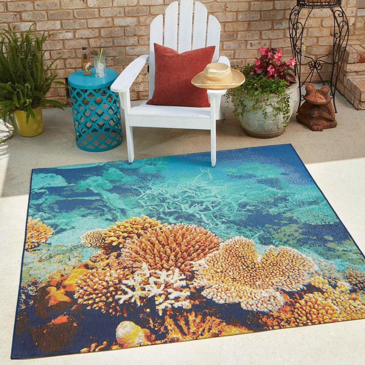 Outdoor Trisha Collection Area Rug