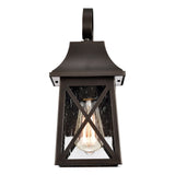 Outdoor Wall Lamp, Waterproof Old-fashioned Wall Lamp with Seed Glass(set of 2) - 7*6*13