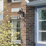 Outdoor Wall Lamp, Waterproof Old-fashioned Wall Lamp with Seed Glass(set of 2) - 7*6*13