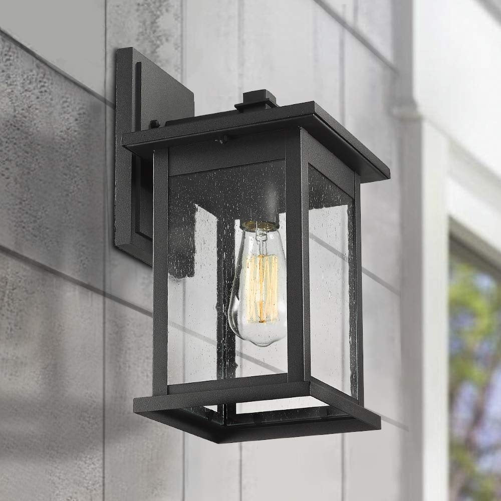 Outdoor Wall Lantern Lights, 1-Light Exterior Wall Sconce