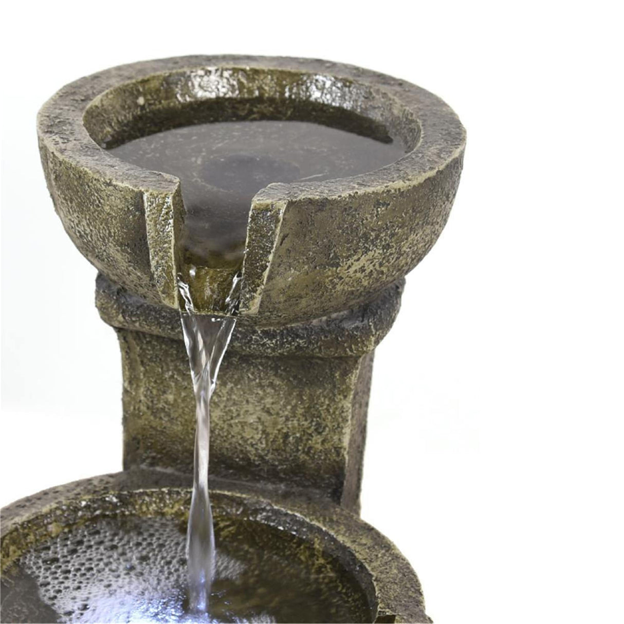Outdoor Water Fountain with LED Light for Garden