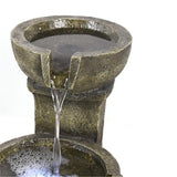 Outdoor Water Fountain with LED Light for Garden