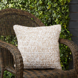 Outdoor Zen Raffia Poly Filled Throw Pillow