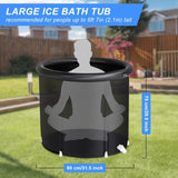 Outdoor and Indoor Ice Bath Tub With Storage Bag