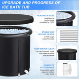 Outdoor and Indoor Ice Bath Tub With Storage Bag