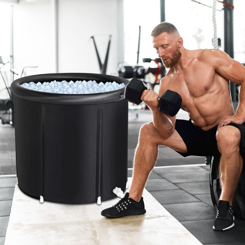 Outdoor and Indoor Ice Bath Tub With Storage Bag