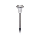 Outdoor silver LED 3000K pathway light in pack of 6 - 4.53/16.06