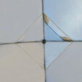 Outsunny 10' x 10' Pop Up Canopy Event Tent with 3-Level Adjustable Height, Top Vent Window Design and Easy Move Roller Bag