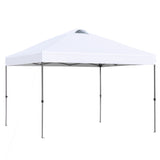 Outsunny 10' x 10' Pop Up Canopy Event Tent with 3-Level Adjustable Height, Top Vent Window Design and Easy Move Roller Bag