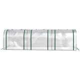 Outsunny 10' x 3' x 2.5' Mini Greenhouse, Portable Tunnel Greenhouse with Roll-Up Zippered Doors, UV Waterproof Cover