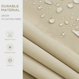Outsunny 10' x 8' Retractable Awning, Patio Awning Sunshade Shelter with Manual Crank Handle