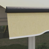 Outsunny 10' x 8' Retractable Awning, Patio Awning Sunshade Shelter with Manual Crank Handle