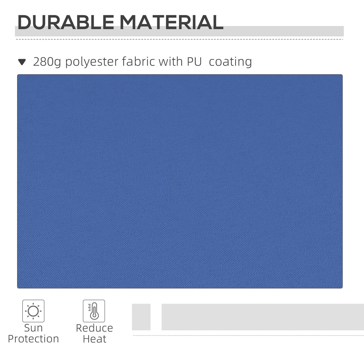 Outsunny 12' x 10' Retractable Awning Patio Awnings Sun Shade Shelter with Manual Crank Handle
