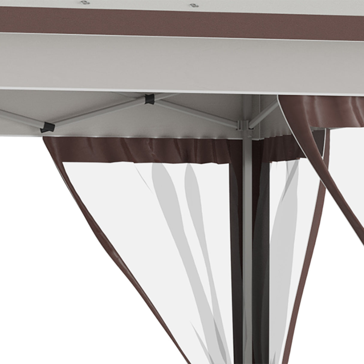 Outsunny 12' x 12' Pop Up Canopy Tent with Netting and Carry Bag, Instant Sun Shelter with 137 sq.ft Shade, Tents for Parties