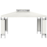 Outsunny 13' x 10' Patio Gazebo Outdoor Canopy Shelter with Double Vented Roof, Steel Frame for Lawn Backyard and Deck