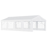 Outsunny 13' x 26' Party Tent & Carport with Removable Sidewalls and Zipper Doors, Heavy Duty Canopy Tent Sun Shade Shelter