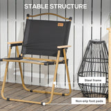 2 Pack Folding Camping Chair, Lightweight & Portable Beach Chairs Armchairs, for Festivals, Picnic and Hiking