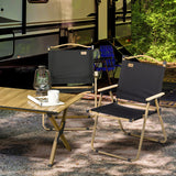 2 Pack Folding Camping Chair, Lightweight & Portable Beach Chairs Armchairs, for Festivals, Picnic and Hiking