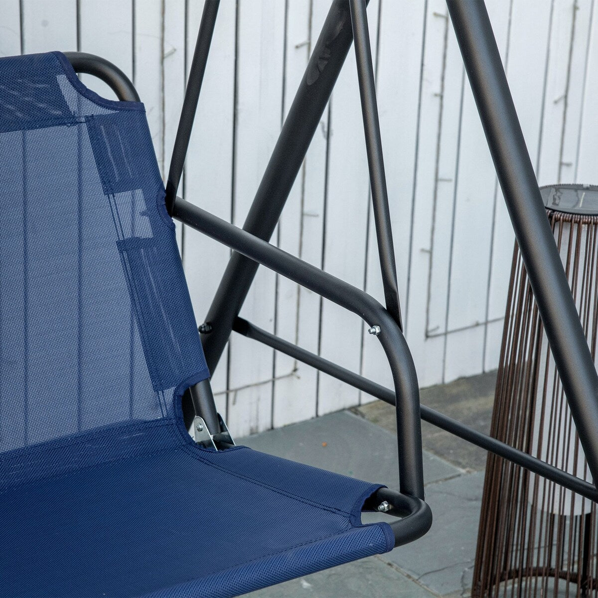 Outsunny 3-Seat Outdoor Patio Swing Chair - N/A